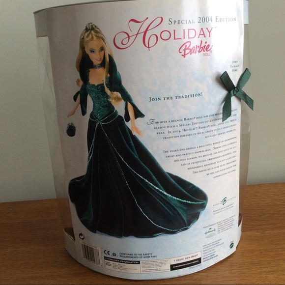 Holiday Barbie 2004 Special Edition (Green) - Picture 6 of 6